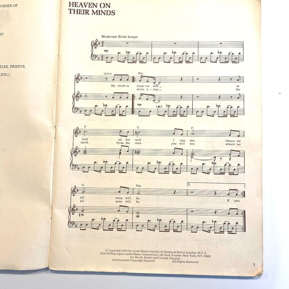 Jesus Christ Superstar Solo Piano Sheet Music, Musical Excerpts - Picture 4 of 8
